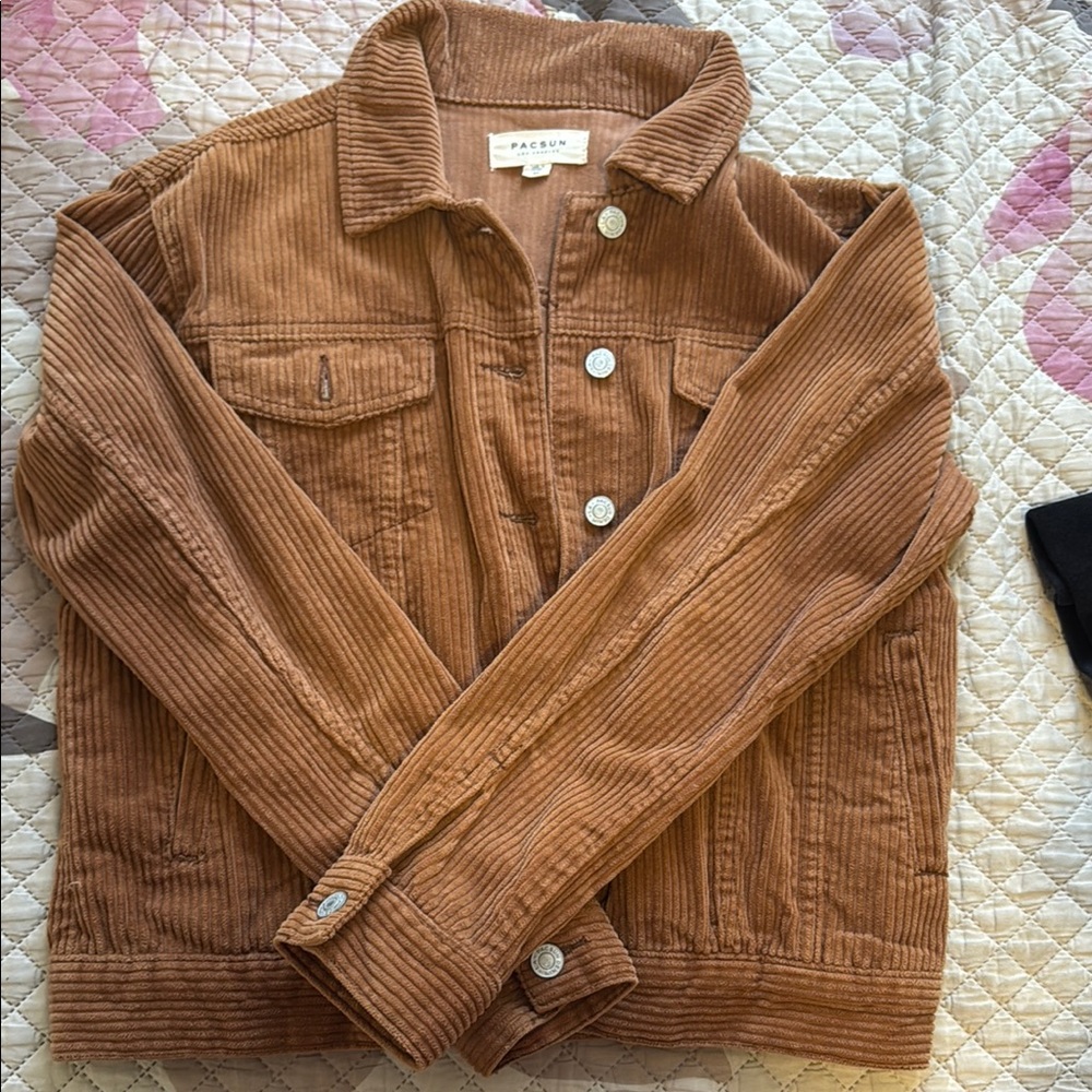 PacSun Kids Corduroy Jacket in Brown